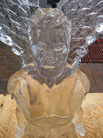 ice angel close up